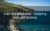 从用户角度聊聊黑料网：与同类平台放在一起的直观对比