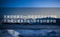 天美密桃果冻mv到底适不适合长期用？功能设置复杂度与新手友好度评估