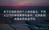 关于红桃影视的个人体验备忘：不同入口下的体验差异与变化，红桃影院充值会员会盗号吗