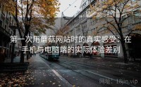 第一次用蘑菇网站时的真实感受：在手机与电脑端的实际体验差别