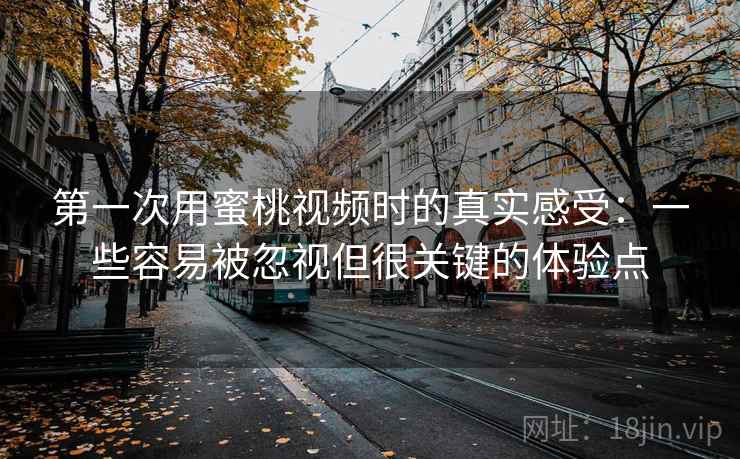 第一次用蜜桃视频时的真实感受:一些容易被忽视但很关键的体验点 第一次用蜜桃视频时的真实感受:一些容易被忽视但很关键的体验点