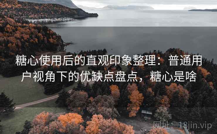 糖心使用后的直观印象整理：普通用户视角下的优缺点盘点，糖心是啥